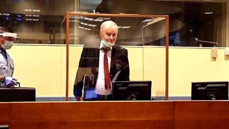 Former Bosnian Serb General Mladic Appeals Genocide Conviction