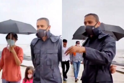 Watch: Imran Khan Gets Clicked With Daughter at Mumbai Beach in Rare Public Appearance