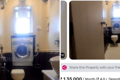 Only In Mumbai: Washing Machine Mounted Above Toilet In Rs 1.35 Lakh Rental Apartment