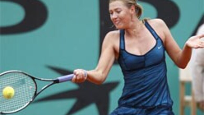 Sharapova enters second round