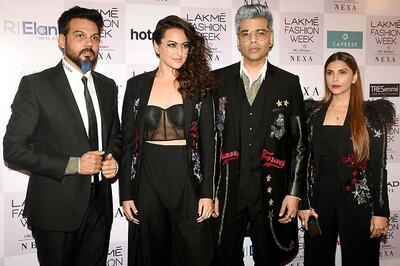 Lakme Fashion Week 2018: Falguni Shane Peacock Debut Menswear With a Twist; Karan Johar, Sonakshi Sinha Up The Style Quotient
