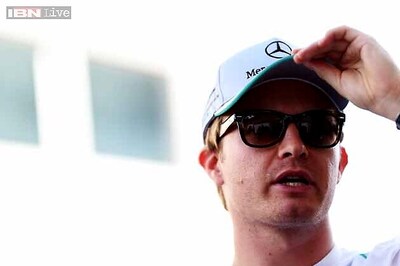 Nico Rosberg in high speed blow-out