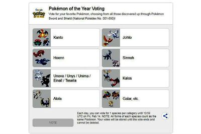 Pikachu, Charizard or Mewtwo? You Can Now Vote for Your Favourite Pokemon on Google