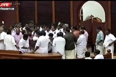 5 Left MLAs suspended by Kerala Speaker over ruckus in Assembly
