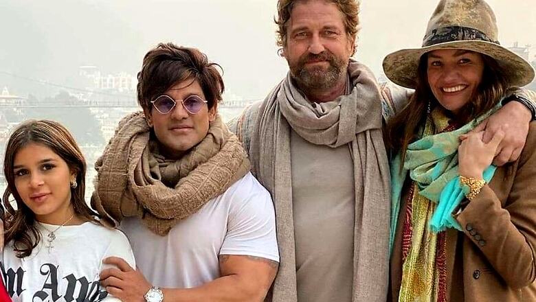 Gerard Butler Welcomes New Year Doing Suryanamaskar in Rishikesh