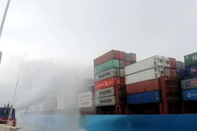 WATCH: Three Indian Coast Guard Ships Battle Cargo Ship Fire In Arabian Sea