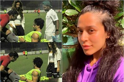 Krishna Shroff is All Hearts for Disha Patani as She Attends to Injured Tiger Shroff on Football Field