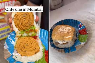 Street Vendor Takes Vada Pav To A Whole New Level With Cheese Chakli Twist