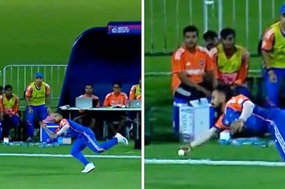 WATCH: Ramandeep Singh Takes a One-handed Stunner to Give India A the Breakthrough