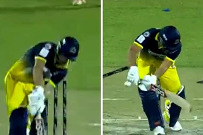 WATCH: Zimbabwean Pacer Leaves David Warner Stunned With a Stump Shattering Ripper of a Delivery
