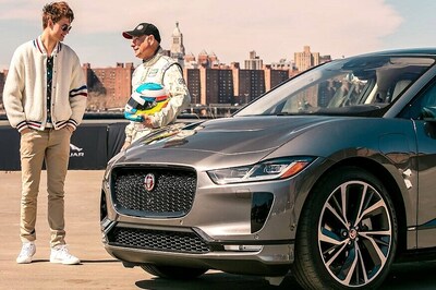 Baby Driver Star Ansel Elgort Test Drives All-Electric Jaguar I-Pace [Video]