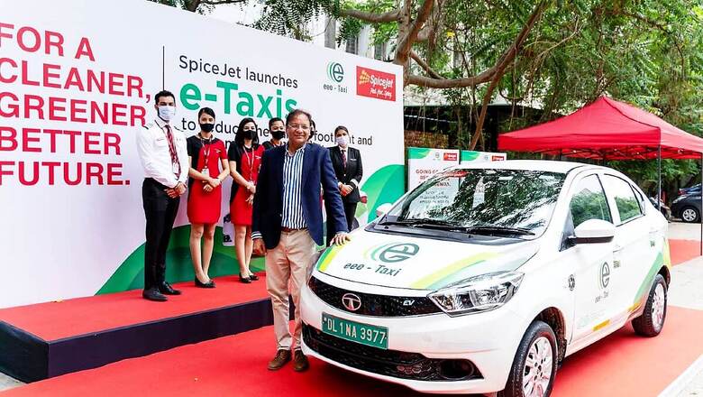 SpiceJet Partners With Eee-Taxi to Deploy Electric Cars for Employee Transport