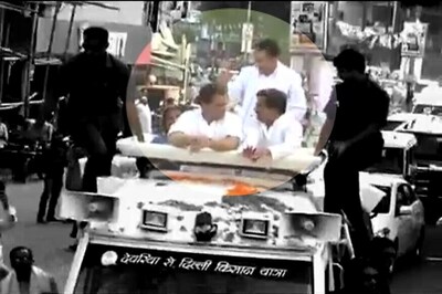 Shoe Hurled at Rahul Gandhi in UP; He Blames BJP, RSS