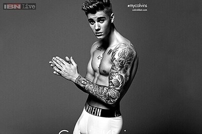Justin Bieber's Calvin Klein ad retouched to lend him a bulky frame?