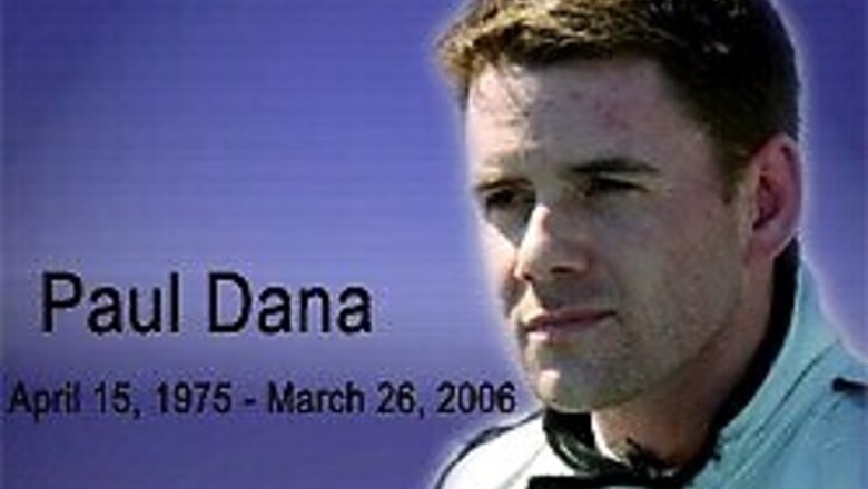 Indy-car racer Dana killed in a crash