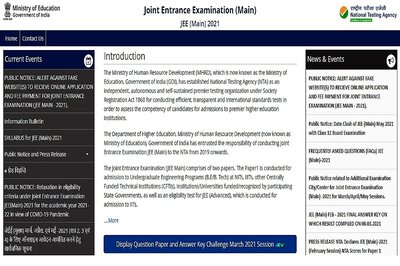 JEE Main March 2021 Answer Key Released: Steps to Raise Objections