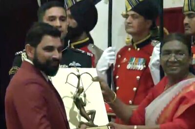 Watch: Mohammed Shami Receives Arjuna Award from President Droupadi Murmu