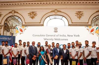 India's Consulate General in New York Hosts Rohit Sharma & Co - See Photos