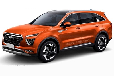 Upcoming Hyundai Alcazar 7-Seater SUV Rendered Based on Recent Spy Shots, See Pics Here