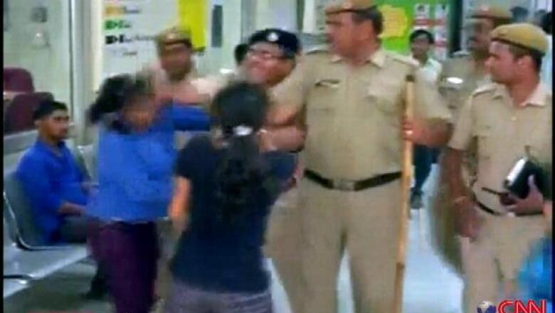 Delhi rape: Case against policeman for slapping protester