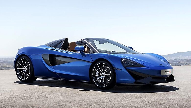 The McLaren 570S Spider Unveiled, Goes 0-100 Km/h in 3.2 Seconds