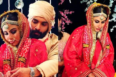 Mouni Roy, Suraj Nambiar Marry In Bengali-style Wedding; First Pics Show Bride Wearing A Sabyasachi