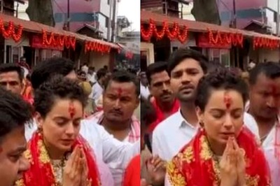 Kangana Ranaut Sports Traditionals As She Visits Kamakhya Shakti Peeth In Guwahati; Watch Video