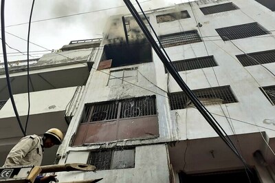 Fire Breaks Out at Shoe Manufacturing Factory on Delhi’s Lawrence Road, 26 Fire Tenders on Spot