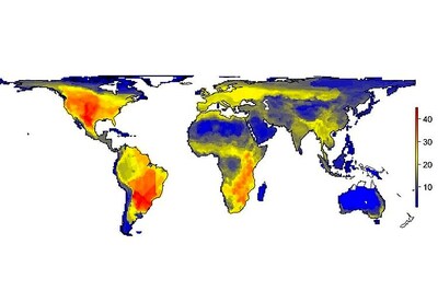 New map reveals how the world would appear without humans