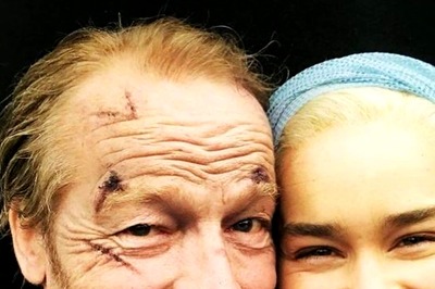 Emilia Clarke Welcomes Game of Thrones Co-star Iain Glen on Instagram with Adorable Pics