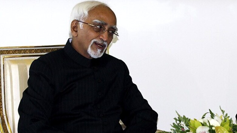 Hamid Ansari attends AU golden jubilee function