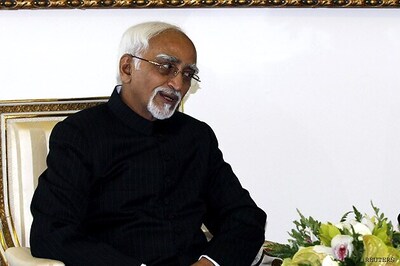 Hamid Ansari attends AU golden jubilee function