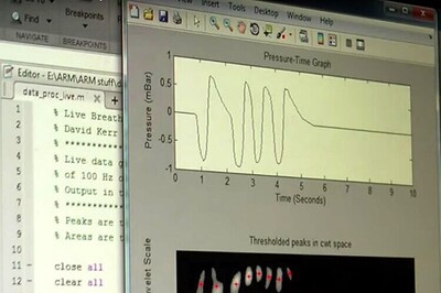 A device that converts breathing pattern into words