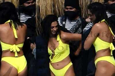 Deepika Padukone Flaunts Curves, Looks Stunning In Yellow Bikini; Photos Of Actress, Shah Rukhs Khan From Spain Go Viral