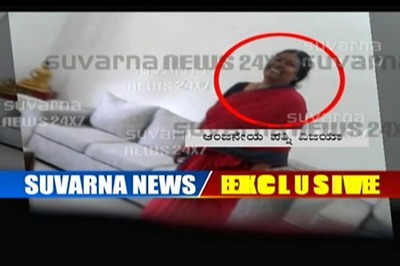 Karnataka minister's wife caught on camera allegedly accepting bribe for granting food supply contracts
