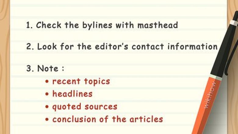 How to Write a Magazine Article