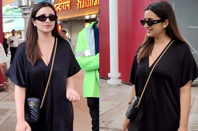 Parineeti Chopra Rocks A Breezy, Black Kaftan As She Gets Spotted At The Airport; See Photo
