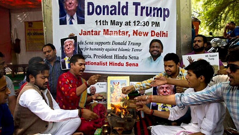 Hindu Sena Conducts 'Hawan' Asking Gods to Help Trump Win