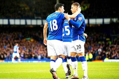 Swansea beat Everton in Guidolin's first game in charge