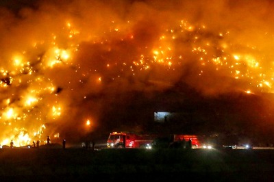 Residents Gasp for Clean Air as Fire at Delhi's Bhalswa Landfill Site Rages on