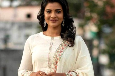 Aishwarya Rajesh Looks Adorable In Her Off-white Anarkali Salwar Suit, See Pics