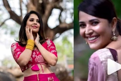 Watch: Actress Anasuya Bharadwaj Dances To What Jhumka Song