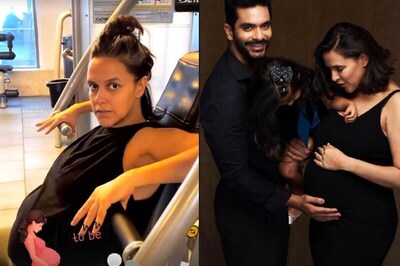 Mommy-to-Be Neha Dhupia Gives Major Fitness Goals, Sweats It Out in Gym