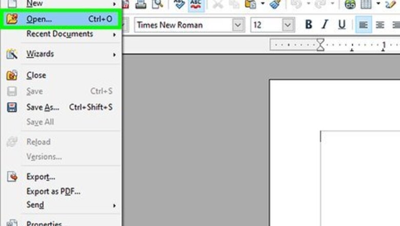 How to Count Words in OpenOffice