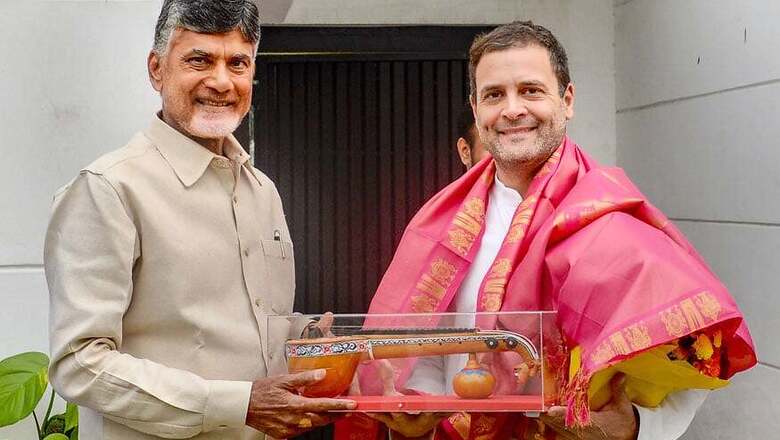 After KCR's 3rd Front Outreach, Chandrababu Heads North; Meets Rahul Gandhi Before Flying Off to Lucknow
