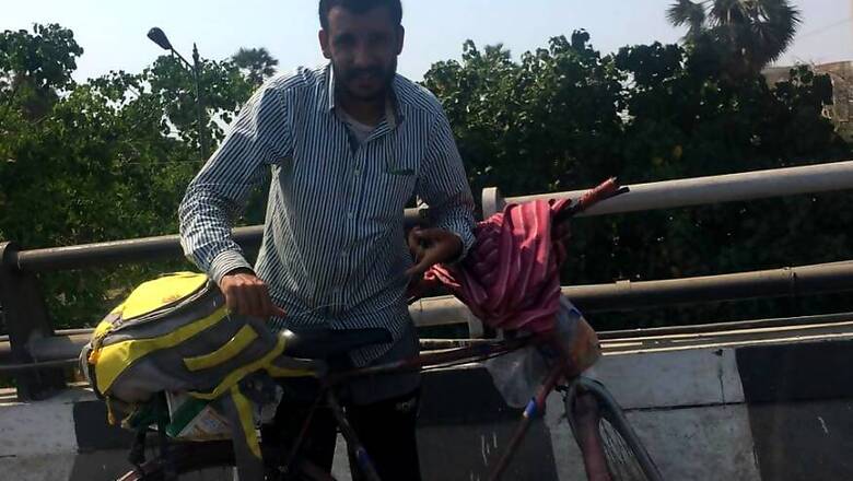 This Mumbai Watchman is Cycling 2,100 km to J&K's Rajouri to be With His Ailing Father