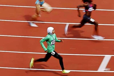 Attar makes Olympic track debut for Saudi women