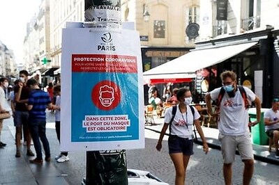 France plans masks at work as daily COVID-19 cases surpass 3,000