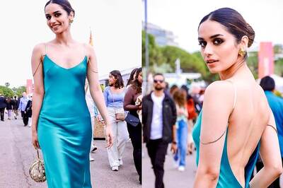 Cannes 2023: Manushi Chhillar Flaunts Her Curves in a HOT Backless Slip Dress, See Photos