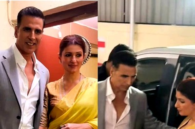 Akshay Kumar, Twinkle Khanna Step Out For A Movie Date In Stylish Attire | Video